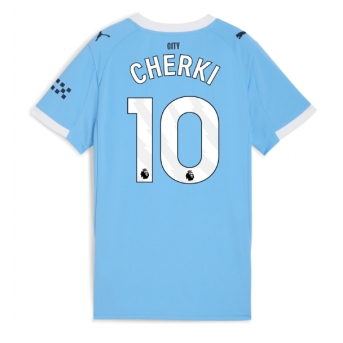 Billige Fotballdrakt Manchester City Rayan Cherki #10 Replika Hjemmedrakt Dame 2025-26 Kortermet